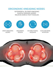 Load image into Gallery viewer, Shiatsu Neck and Back Massager with Soothing Heat MM-101 - Planet Canada