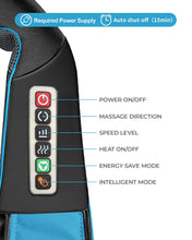 Load image into Gallery viewer, Shiatsu Neck and Back Massager with Soothing Heat MM-101 - Planet Canada